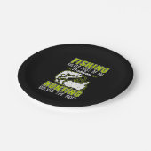 Vist de meeste van mijn problemen op papieren bordje (Gekanteld)