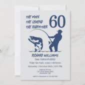 Vist de Rodfather Big Fish 60e verjaardag Kaart (Voorkant)