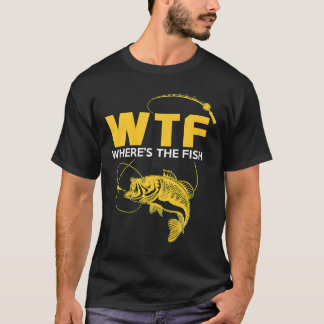 Vist de Wtf waar de vis T-shirt