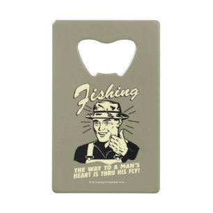 Vist: Door zijn vlucht Kredietkaart Flessenopener