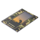 Vist en Camo spiral Notitieboek (Linkerzijde)