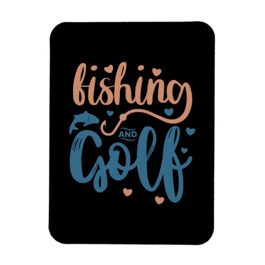 Vist en Golf Magneet (Verticaal)