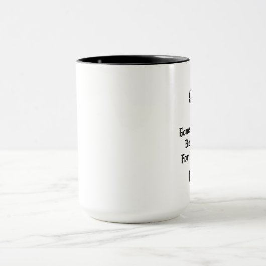 Vist en jaagt op grappige jachthavens mok (Midden)