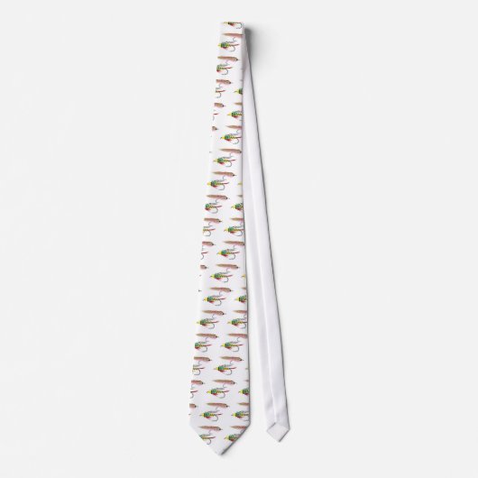 Vist Flies lures Bug en Minnow Stropdas (Voorkant)