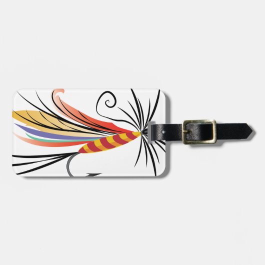 Vist Fly Bagagelabel (Voorkant horizontaal)