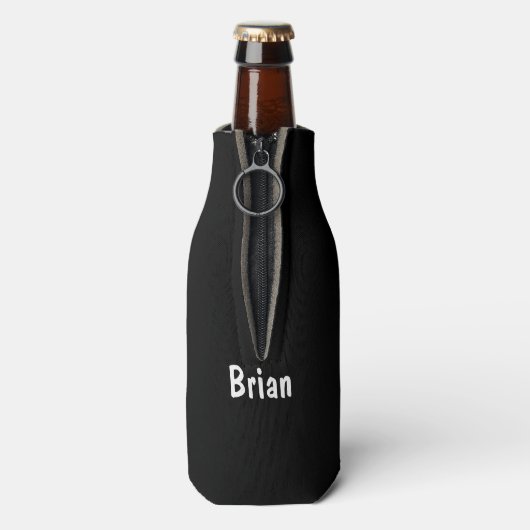 Vist Funny Work Custom Bottle Cooler (Fles Achterkant)