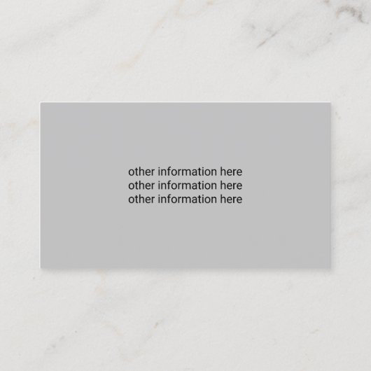 Vist handleiding voor charters en vissers visitekaartje (Achterkant)