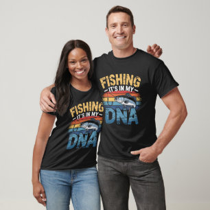 VIST HET ZIT IN MIJN DNA T-SHIRT