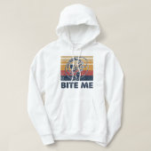Vist Hook Bite Me Bass Catfish Pike Fisherman F Hoodie (Design voorkant)