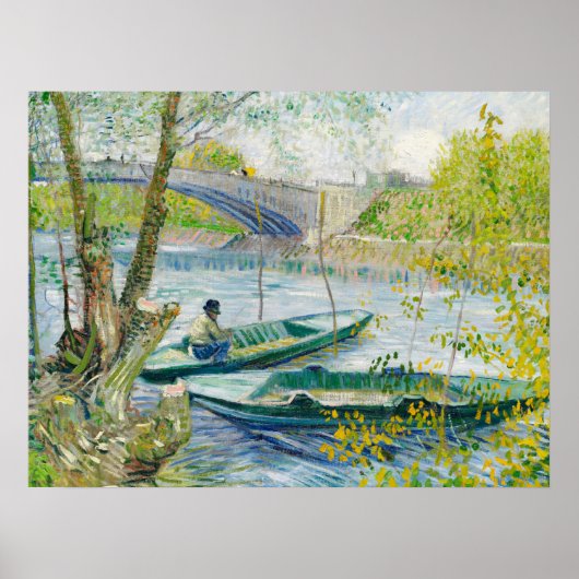Vist in Spring Vincent Van Gogh Poster (Voorkant)