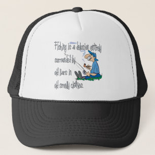 Vist is een waanvoorstelling trucker pet