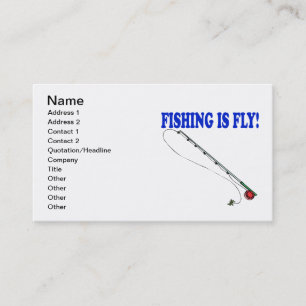 Vist is Fly Visitekaartje