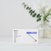 Vist is Fly Visitekaartje (Staand voorkant)