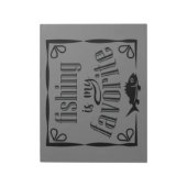 Vist is mijn favoriete offerte notitieblok (Gedraaid)