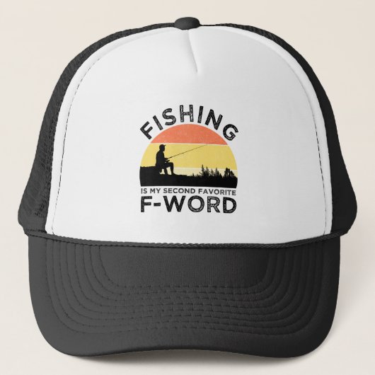 Vist is mijn tweede favoriete F-Word Trucker Pet (Voorkant)