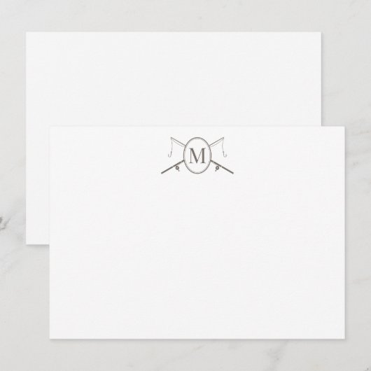 Vist kaarten voor overschrijdende pols notitiekaartje (Voorkant / Achterkant)