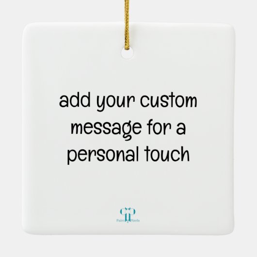 Vist Lures Collectie Keramisch Ornament (Achterkant)