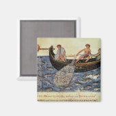 Vist met een net magneet (Voorkant / Achterkant)