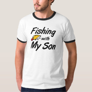 Vist met mijn zoon Angling Dad T-shirts