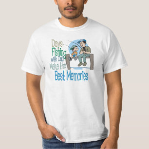 Vist met Vaderdag van papa shirt
