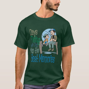 Vist met Vaderdag van papa shirt