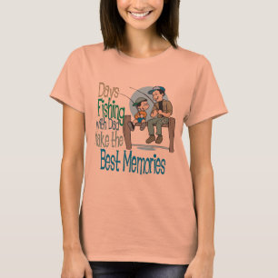 Vist met Vaderdag van papa shirt