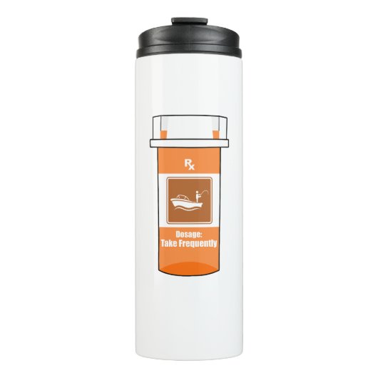 Vist mijn medicijn thermosbeker (Voorkant)