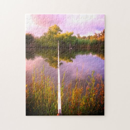 Vist op het Pond Legpuzzel (Verticaal)