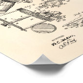 Vist oude kunstpoep uit 1907 poster (Hoek)