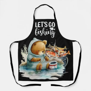 Vist Pa Reel Grote Pap Voor Vader Schort