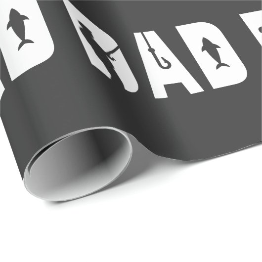 Vist pap Mannen Vaderdag Beste pap ooit Cadeaupapier (Rol Hoek)