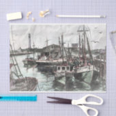 Vist papier voor documentenpapier voor  ontkoppeli (Craft)