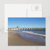 Vist Pier bij Sandbridge, VA. Briefkaart (Voorkant / Achterkant)