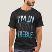 Vist Pun Joke Ik ben in Reel Treble T-shirt (Voorkant)