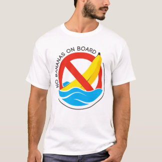 Vist Regel nr. Bananen aan boord T-shirt