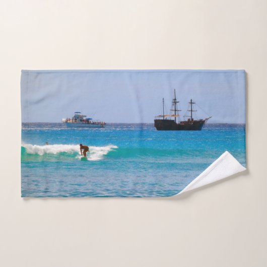 Vist, Sailing & Surfing Bath Towel Set Bad Handdoek (Handdoek)