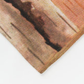 Vist stille levens door John Atherton Fleece Deken (Hoek)