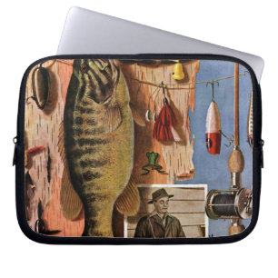 Vist stille levens door John Atherton Laptop Sleeve
