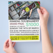 Vist Tackle Box, Geviste Tournament Event Flyer (Hand)