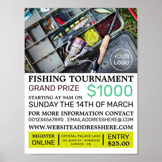 Vist Tackle Box, Geviste Tournament Event Poster (Voorkant)