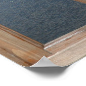 Vist Uitzicht van Boats van een Venster Poster (Hoek)