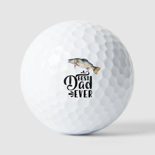 Vist vader beste vader ooit golfballen (Voorkant)