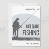 Vist vaders dagkaarten Visserij Bedankkaart (Voorkant)