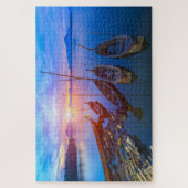 Vist Village Sunrise Thailand Legpuzzel (Verticaal)