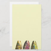 Vist voor Drie Vetforel Briefpapier (Voorkant / Achterkant)