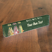 Vist voor Drie Vetforel Naambordje (Zijkant)