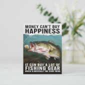 Vist voor geluk briefkaart (Staand voorkant)