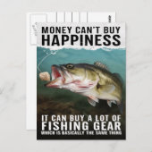 Vist voor geluk briefkaart (Voorkant / Achterkant)