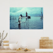 Vist voor Grote Mouth Bass Poster (Keuken)