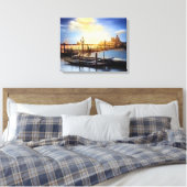 Vista Serena de Veneza Canvas Afdruk (Insitu (Slaapkamer))